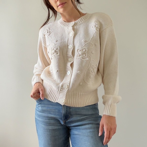 American Eagle Outfitters Sweaters - Vintage American Eagle Knit Cottagecore Cardigan Sweater Size Medium